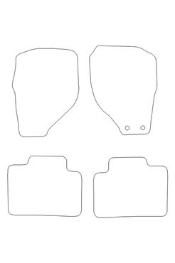Tailored Rubber Floor Mat Isuzu Rodeo 2005-2012 - Front & Rear Mats
