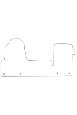 Tailored Rubber Floor Mat Vauxhall Movano 2010-2022 - Front Mat