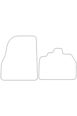 Tailored Rubber Floor Mat Mercedes Citan 2013-2021 - Front Mats - Pair