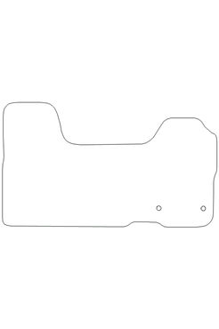 Tailored Rubber Floor Mat Iveco Daily 2014 on - Front Mat