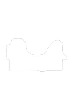 Tailored Rubber Floor Mat Volkswagen Crafter 2010-2017 - Front Mat
