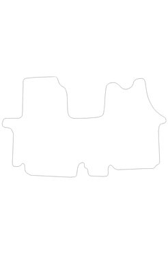Tailored Rubber Floor Mat Renault Trafic 2006-2014 - Front Mat