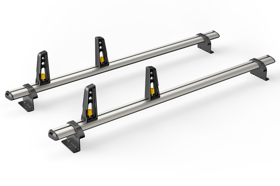 2 Van Guard Ulti Bar+ Van Roof Bars Peugeot Partner 2018 on Standard & Long - VG338-2