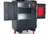 SS2 front left upper doors open flap down light on
