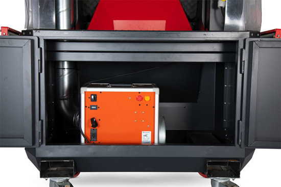 CUTTINGSTATION SS7X MOBILE WORK STATION FOR MATERIAL CUTTING WITH DUST EXTRACTION - BY ARMORGARD