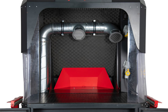 CUTTINGSTATION SS7X MOBILE WORK STATION FOR MATERIAL CUTTING WITH DUST EXTRACTION - BY ARMORGARD