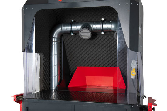 CUTTINGSTATION SS7X MOBILE WORK STATION FOR MATERIAL CUTTING WITH DUST EXTRACTION - BY ARMORGARD