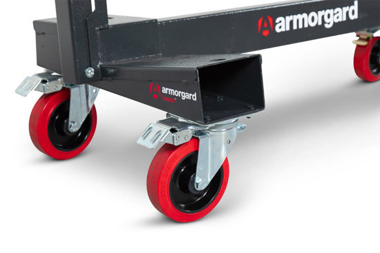 Armorgard Mobile Plasterboard Trolley LA750-Pro LoadAll Board Trolley - WITH HANDLE & ADJUSTABLE CLAMPS