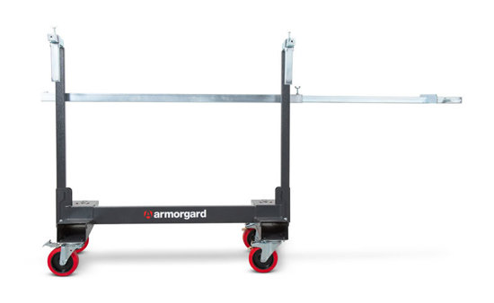 Armorgard Mobile Plasterboard Trolley LA750-Pro LoadAll Board Trolley - WITH HANDLE & ADJUSTABLE CLAMPS