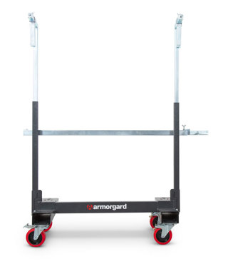Armorgard Mobile Plasterboard Trolley LA750-Pro LoadAll Board Trolley - WITH HANDLE & ADJUSTABLE CLAMPS
