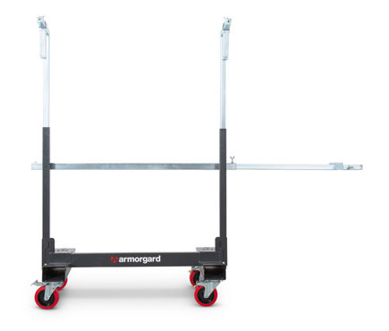 Armorgard Mobile Plasterboard Trolley LA750-Pro LoadAll Board Trolley - WITH HANDLE & ADJUSTABLE CLAMPS