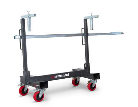 Armorgard Mobile Plasterboard Trolley LA750-Pro LoadAll Board Trolley - WITH HANDLE & ADJUSTABLE CLAMPS