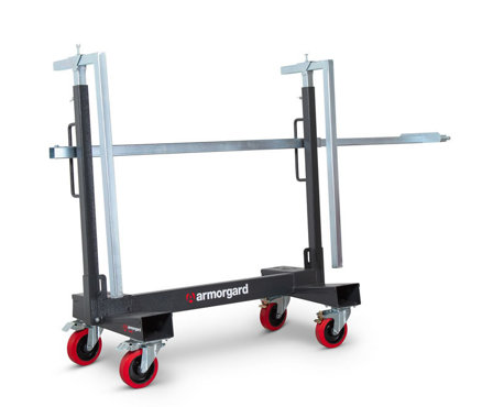 Armorgard Mobile Plasterboard Trolley LA750-Pro LoadAll Board Trolley - WITH HANDLE & ADJUSTABLE CLAMPS
