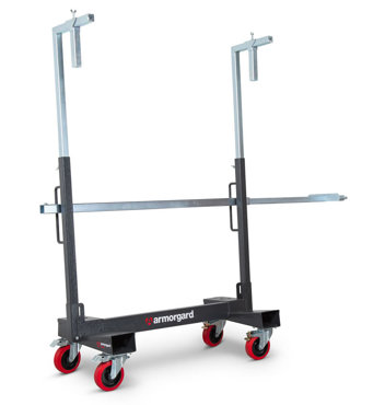 Armorgard Mobile Plasterboard Trolley LA750-Pro LoadAll Board Trolley - WITH HANDLE & ADJUSTABLE CLAMPS
