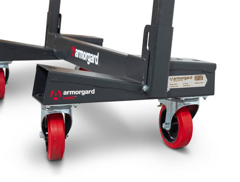 Armorgard Mobile Plasterboard Trolley LA750-Pro LoadAll Board Trolley - WITH HANDLE & ADJUSTABLE CLAMPS