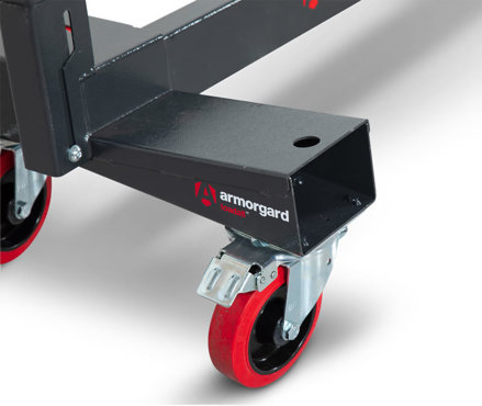 Armorgard Mobile Plasterboard Trolley LA750-Pro LoadAll Board Trolley - WITH HANDLE & ADJUSTABLE CLAMPS