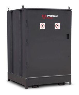 DRUMBANK DB4S SAFE STORAGE FOR UP-TO 4 X 205 LITRE DRUMS - BY ARMORGARD