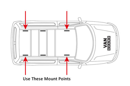 2 Van Guard Ulti Bar+ Van Roof Bars Citroen Berlingo First 1996-2008 - VG96