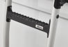 Aluminium ladder closeup tread
