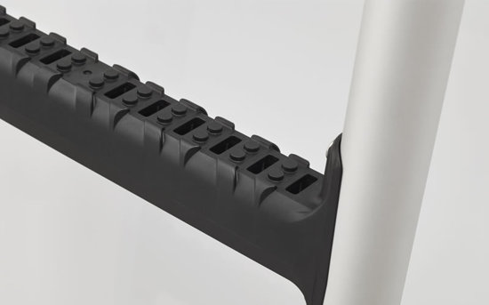 8 Step Rhino Aluminium Ladder Mercedes Sprinter 2006-2018 - All H2 Roof Height Models - Twin Door