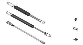 Gas Rams Kit Suits 2.2 metre SafeStow4 - SK81