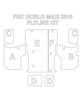 Ply Lining Kit Fiat Doblo 2010-2021 - Maxi