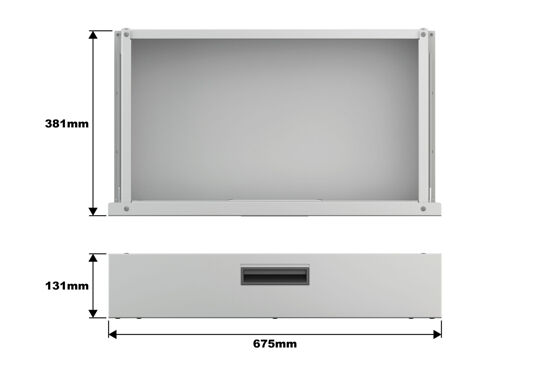 Drawer Unit Fits 750mm Wide - Van Guard Van Racking Units