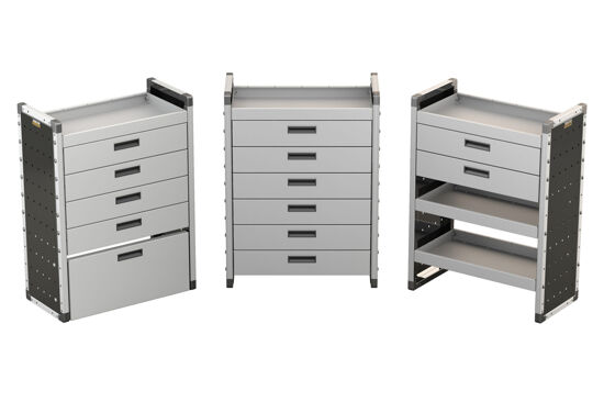 Drawer Unit Fits 750mm Wide - Van Guard Van Racking Units