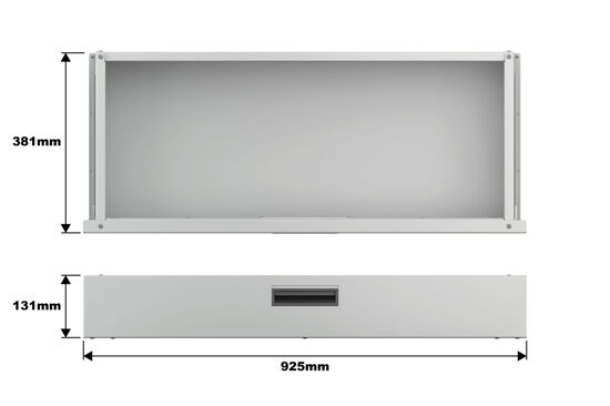 Drawer Unit Fits 1000mm Wide - Van Guard Van Racking Units