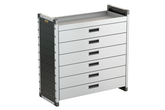 Drawer Unit Fits 1000mm Wide - Van Guard Van Racking Units