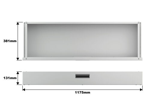 Drawer Unit Fits 1250mm Wide - Van Guard Van Racking Units