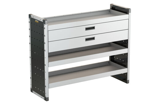 Drawer Unit Fits 1250mm Wide - Van Guard Van Racking Units