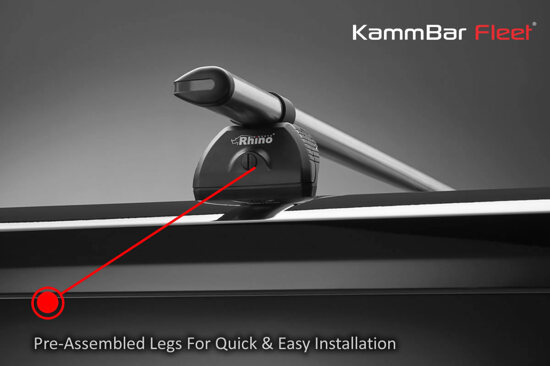 3 Rhino KammBar Fleet GB3FL Toyota Proace City 2020 - - L1H1 - Tailgate / Twin Door