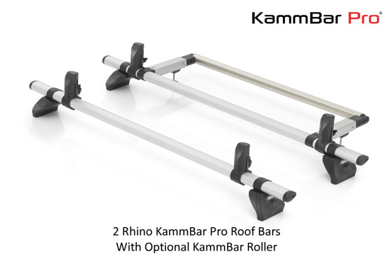 2 Rhino KammBar Pro T52PR Volkswagen T6 Transporter 2015-2025 - L1H1 / L2H1 - Tailgate / Twin Door