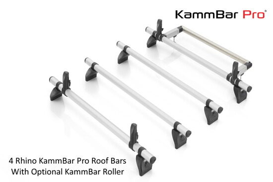 4 Rhino KammBar Pro T54PR Volkswagen T6 Transporter 2015-2025 - L1H1 / L2H1 - Tailgate / Twin Door