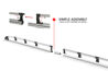 Aluminium Rack side frame assembly 1200 800