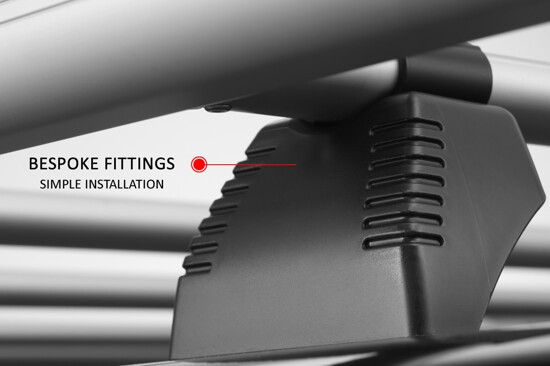 Rhino Aluminium Rack AH552 Peugeot Expert 2007-2016 - L1H1 - Tailgate