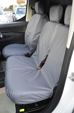 Easy Fit Tailored Van Seat Covers Citroen e-Berlingo 2021 on - Electric - Front Single & Double - Grey