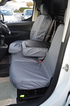 Easy Fit Tailored Van Seat Covers Citroen e-Berlingo 2021 on - Electric - Front Single & Double - Grey