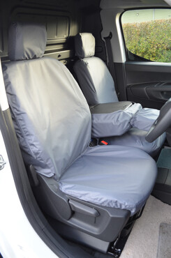 Easy Fit Tailored Van Seat Covers Citroen e-Berlingo 2021 on - Electric - Front Single & Double - Grey