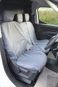 Easy Fit Tailored Van Seat Covers Citroen e-Berlingo 2021 on - Electric - Front Single & Double - Grey