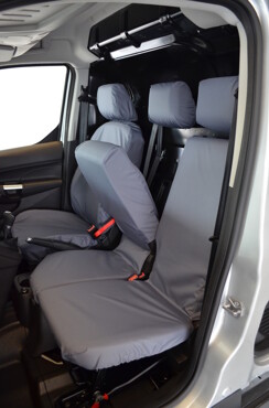 Easy Fit Tailored Van Seat Covers Ford Transit Connect 2018 on - Single & Double - Grey
