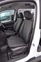 Ford Transit Connect 2018 on Front Pair (with armrest) - Black