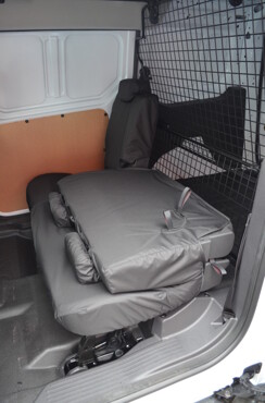 Easy Fit Tailored Van Seat Covers Ford Transit Connect 2018 on - Rear Single & Double - Black