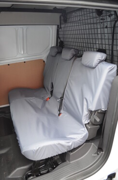 Easy Fit Tailored Van Seat Covers Ford Transit Connect 2018 on - Rear Single & Double - Grey