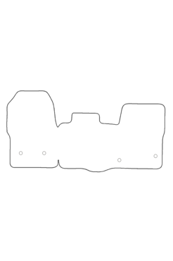 Tailored Rubber Floor Mat Ford Transit Custom Front 2018+ (MANUAL) - Front Mat