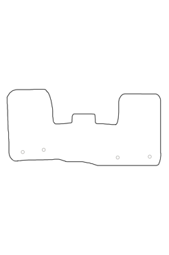 Tailored Rubber Floor Mat Ford Transit Custom Front 2018+ (ALTERNATIVE) - Front Mat