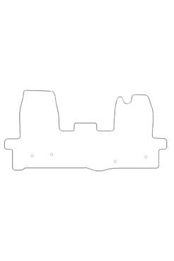 Tailored Rubber Floor Mat Ford Transit 2014-2020 - Front