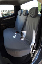 Isuzu D-Max 2012-2021 Rear Double Cab - Without Central Armrest - Grey