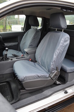 Easy Fit Tailored Van Seat Covers Ford Ranger Raptor 2019-2022 - Single & Single - Grey